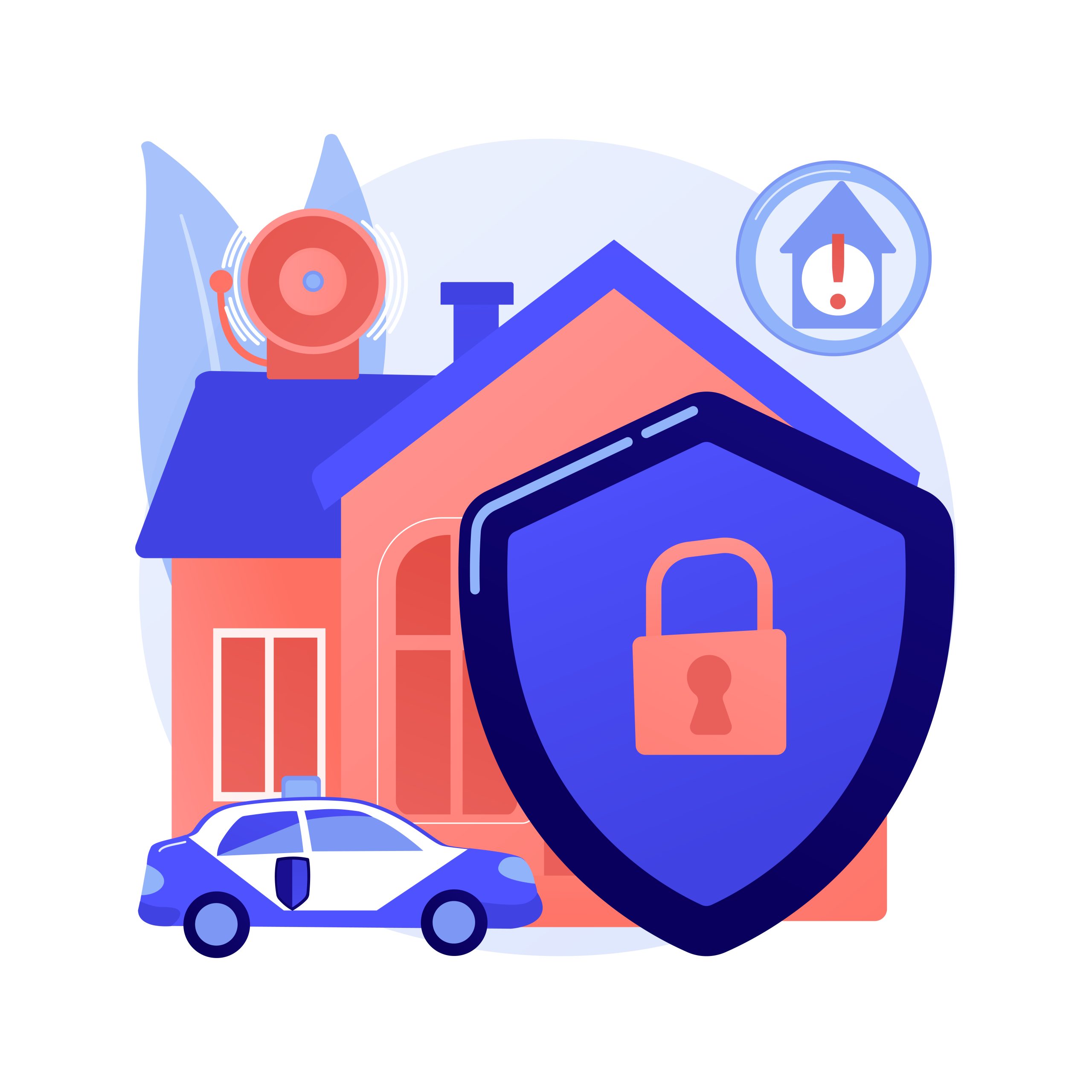 security deposit for a rental illustration